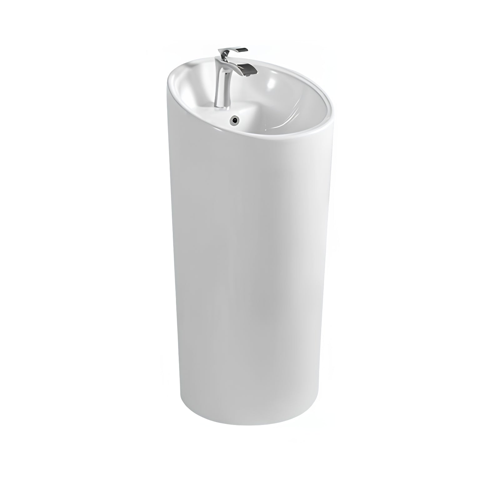 465mm White Designer Floorstanding Basin