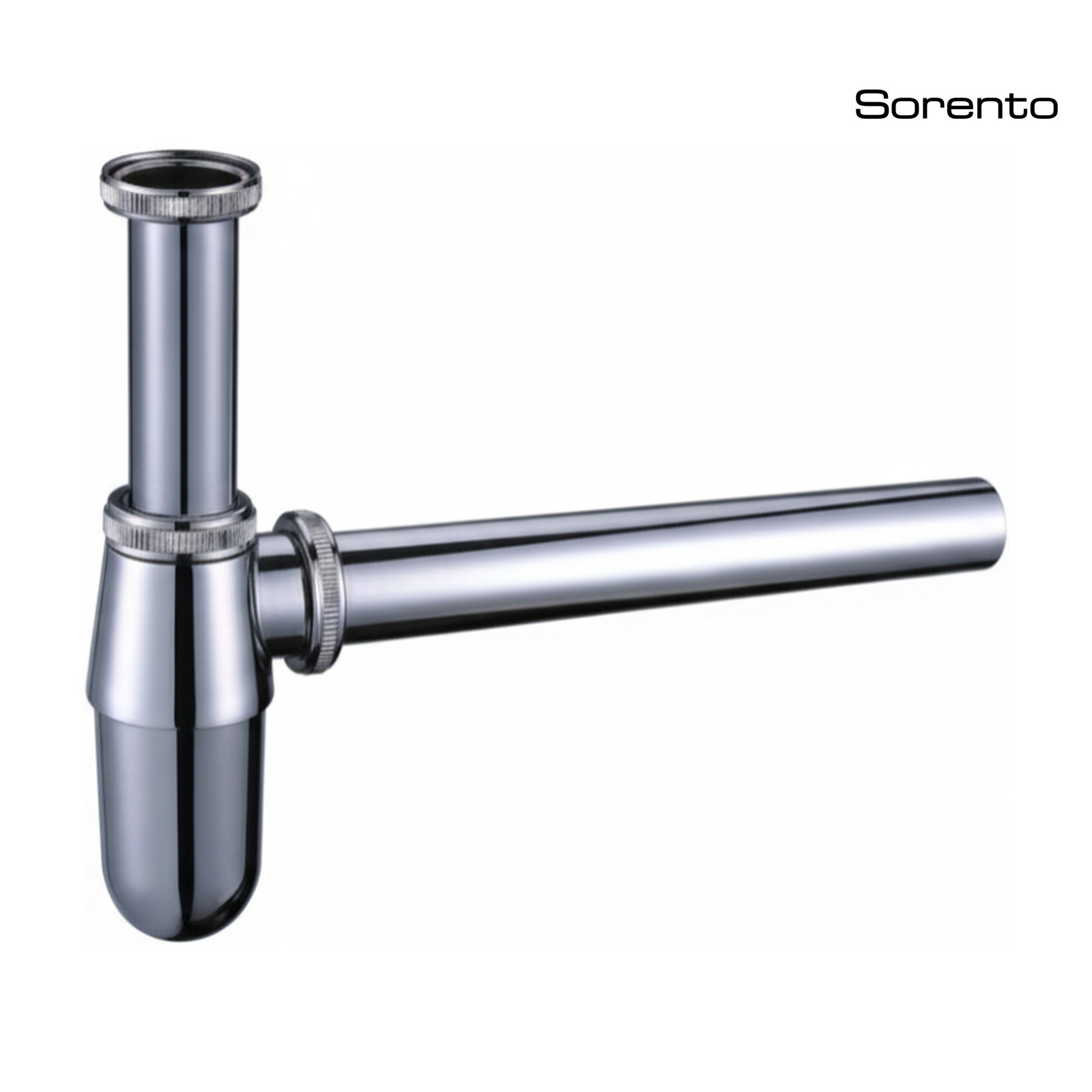Sorento ITN155 ITRON 1 1/4" Chrome Basin Bottle Trap c/w 300mm Pipe