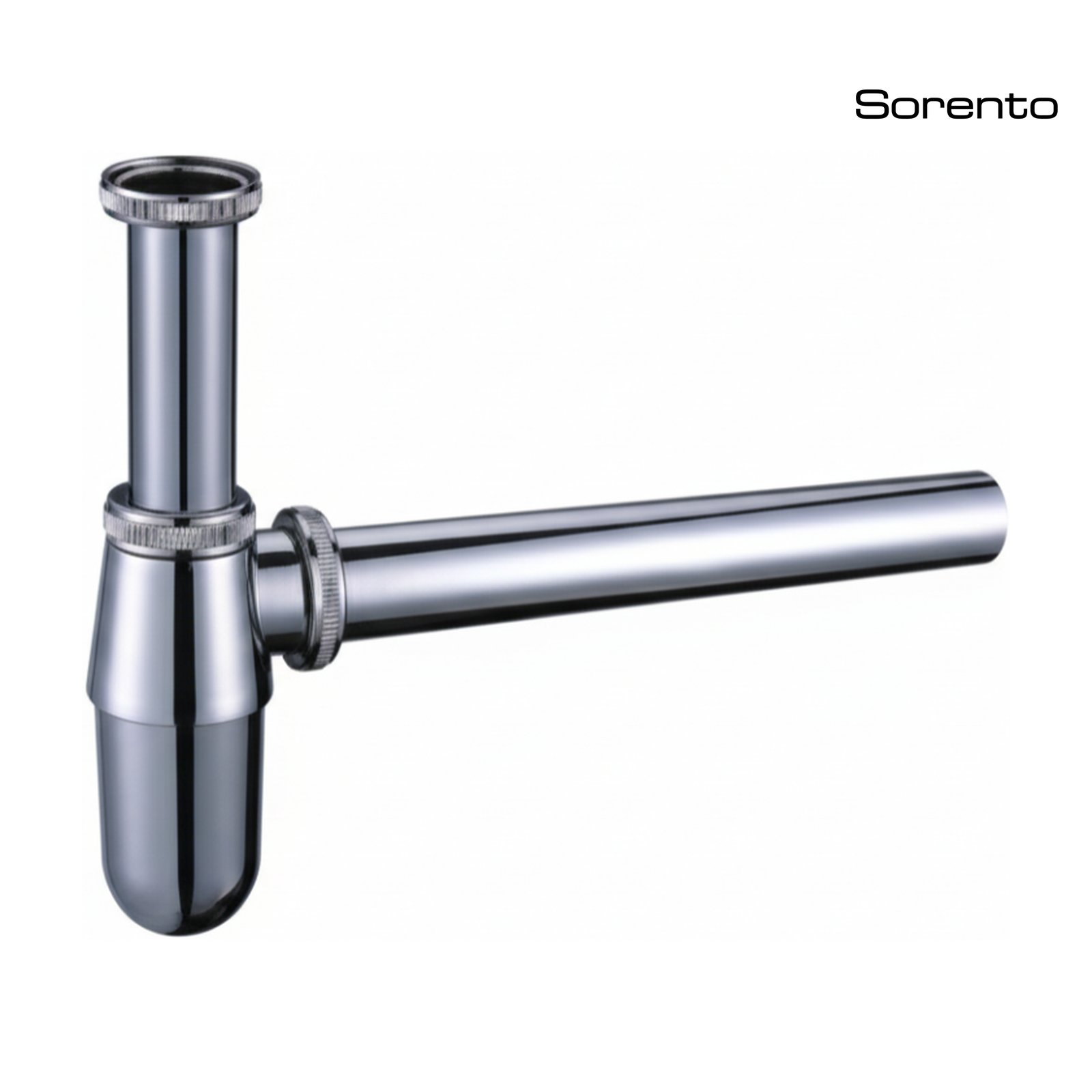 Sorentro ITN156 ITRON 1 1/2" Chrome Basin Bottle Trap c/w 300mm Pipe