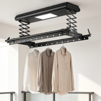 Saniware SW‑9018 Aluminium Electric Clothes Hanger 1000 (L) × 334 (W) × 80mm Premium Retractable Drying Rack