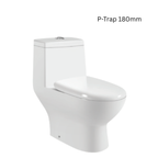 Saniware WC-2076 680mm One-Piece Washdown Toilet Bowl Sinki Tandas Bilik Mandi S-Trap 250mm / P-Trap 180mm Roughing-In
