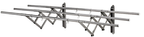 Retractable Wall Mount Clothes Hanger | Stainless Steel Silver (3ft - 5.5ft)