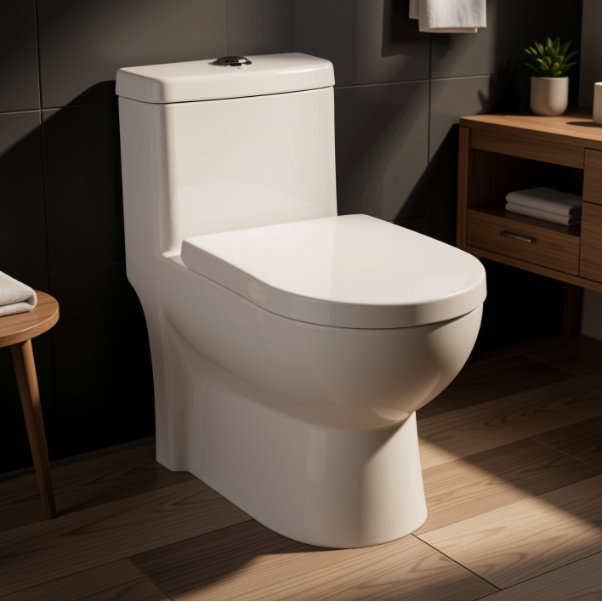 [Malaysia Day Special Bathroom Package] One-Piece Water Closet + 430mm Aluminium Basin Cabinet Set