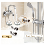 Onimi M54Q02 Mixer Flange with Eccentric Screw Fitting – Chrome