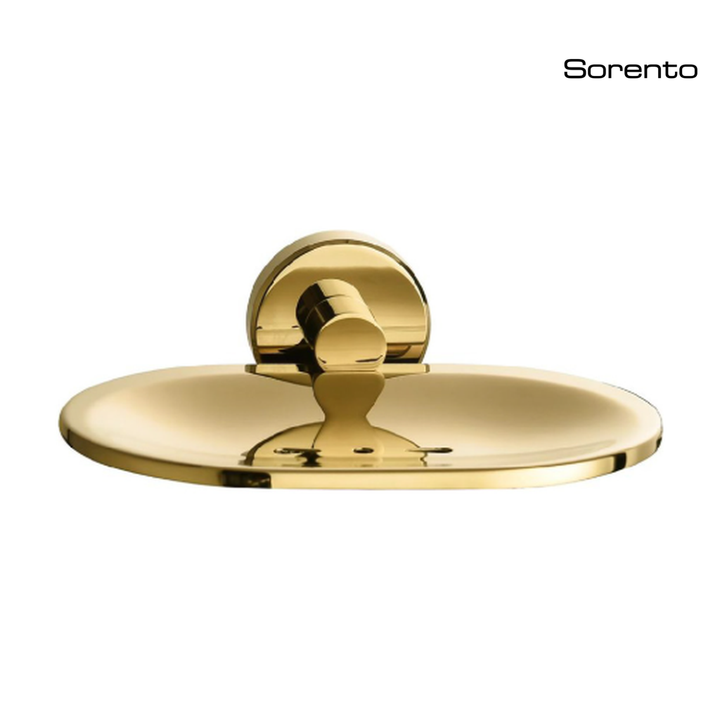 SORENTO SRT2402-GY Gold Stainless Steel Soap Holder