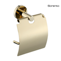 SORENTO SRT2403-GY Toilet Paper Holder with Cover - Gold Brushed Stainless Steel