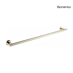 SORENTO SRT2408-GY 800mm Single Gold Chrome Towel Rail - Circle