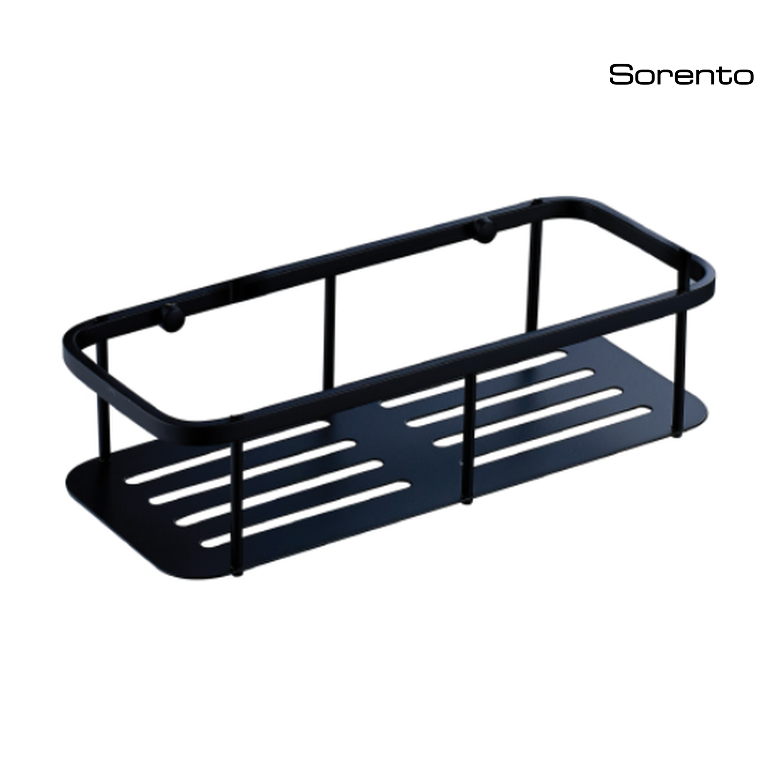 SORENTO SRT2564-BL7 Matte Black Shower Basket
