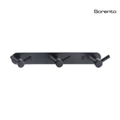 SORENTO SRT3361-3-BL_2 Matte Black Triple Robe Hook Bar