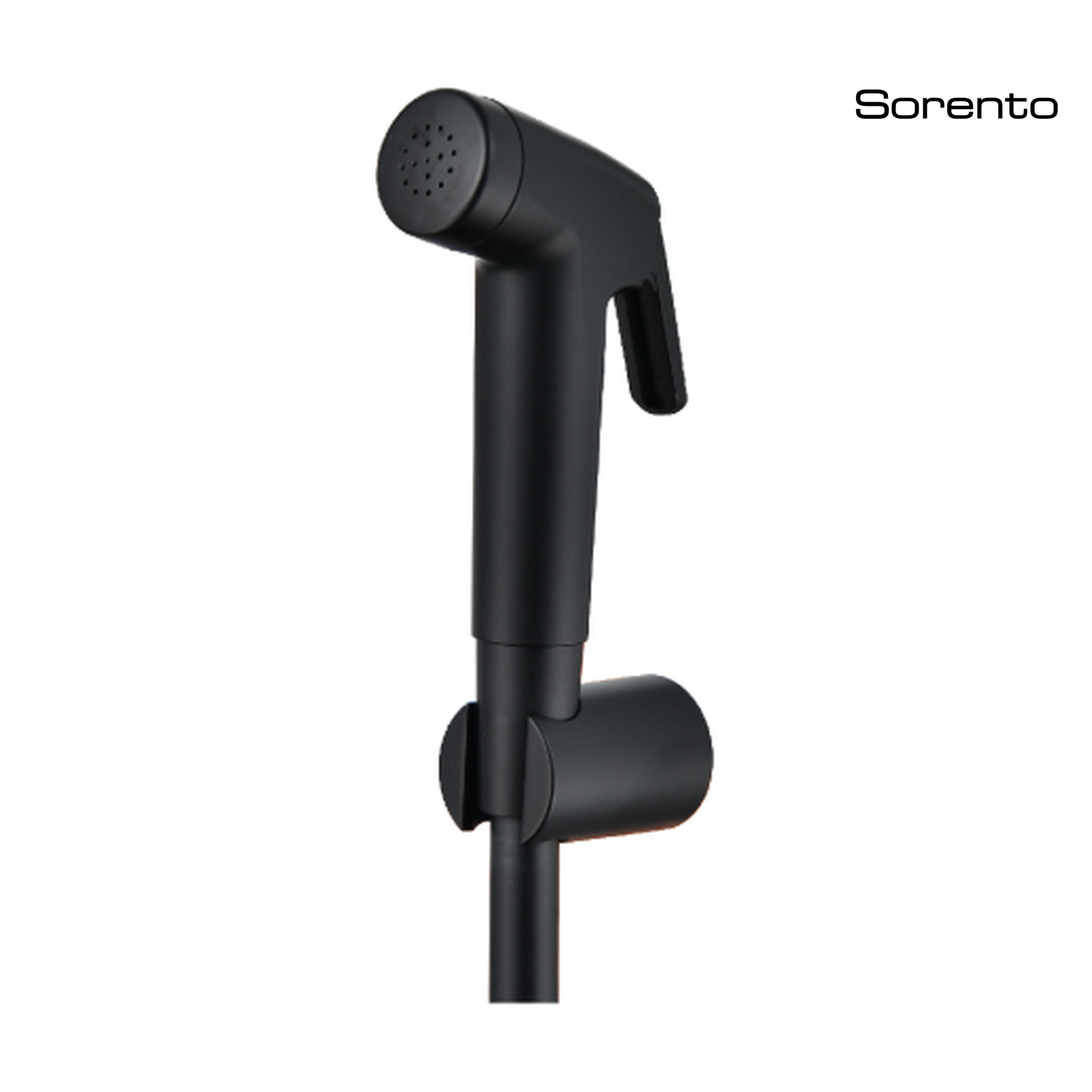 SORENTO SRT86-BL Black Bathroom Hand Bidet Spray Set c/w 1.2m Flexible Hose