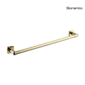 SORENTO SRT9540-GY 745mm Single Gold Chrome Towel Rail - Square