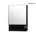 Sorento SRTMCB5061-BL 500mm Aluminium Mirror Cabinet | Black