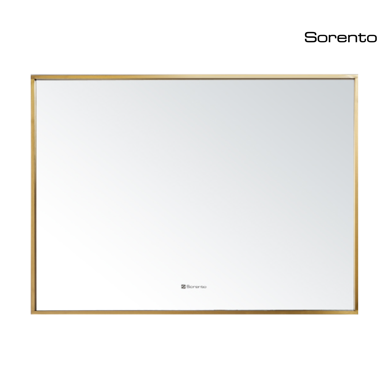 SORENTO SRTMR501-GY 800mm Rectangle Golden Yellow Finish Mirror