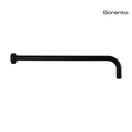 SORENTO SRTSA840-BL-06 450mm Black Stainless Steel Round Wall Mounted Shower Arm
