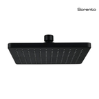 SORENTO SRTSH22614-BL 200mm Matte Black Square Fixed ABS Rain Shower Head