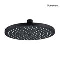 SORENTO SRTSH2623-BL6 225mm Matte Black Round Fixed ABS Rain Shower Head