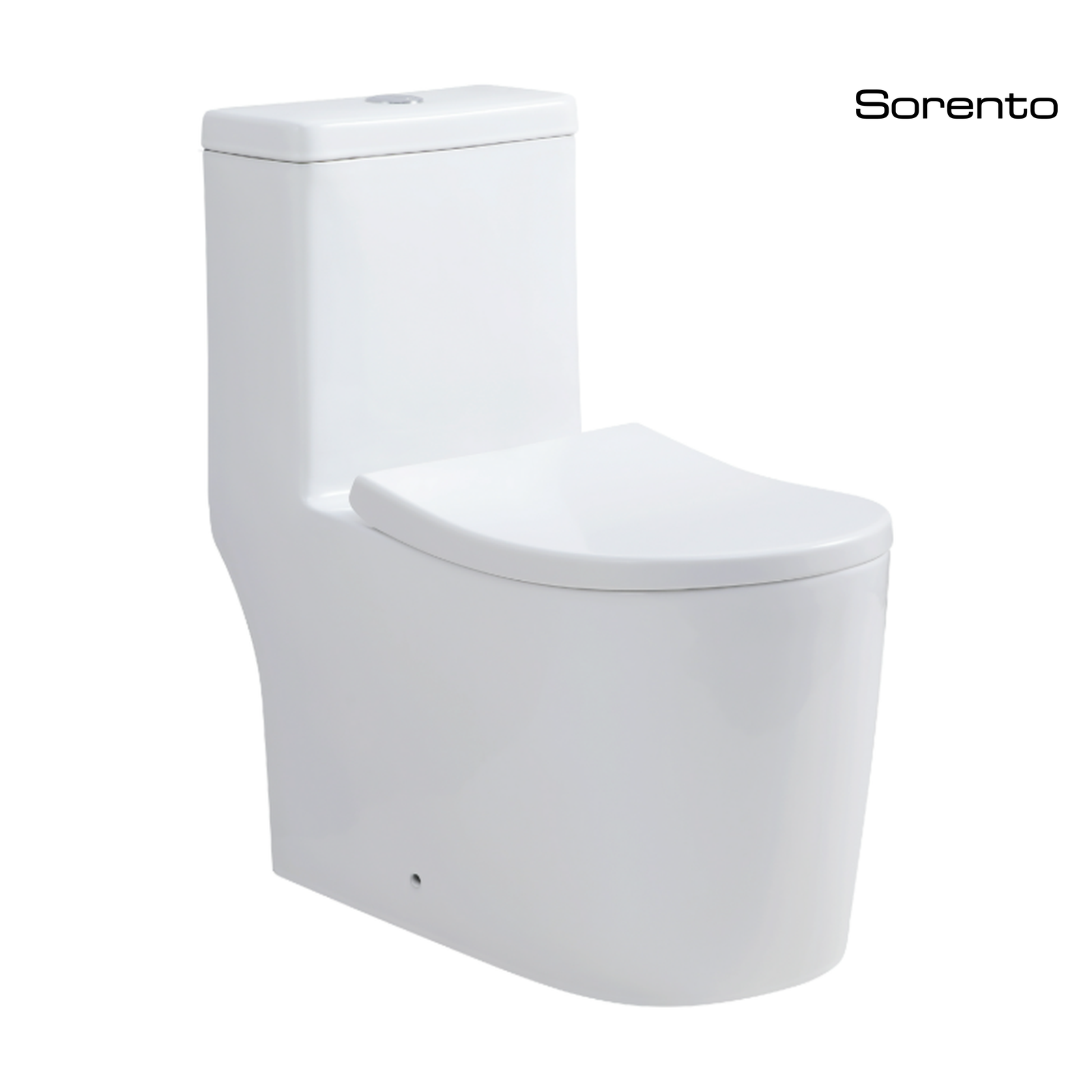 Sorento SRTWC7614-RL S-Trap 200/250mm, P-Trap 180mm One Piece Water Closet Washdown With Rimless Flushing Technology