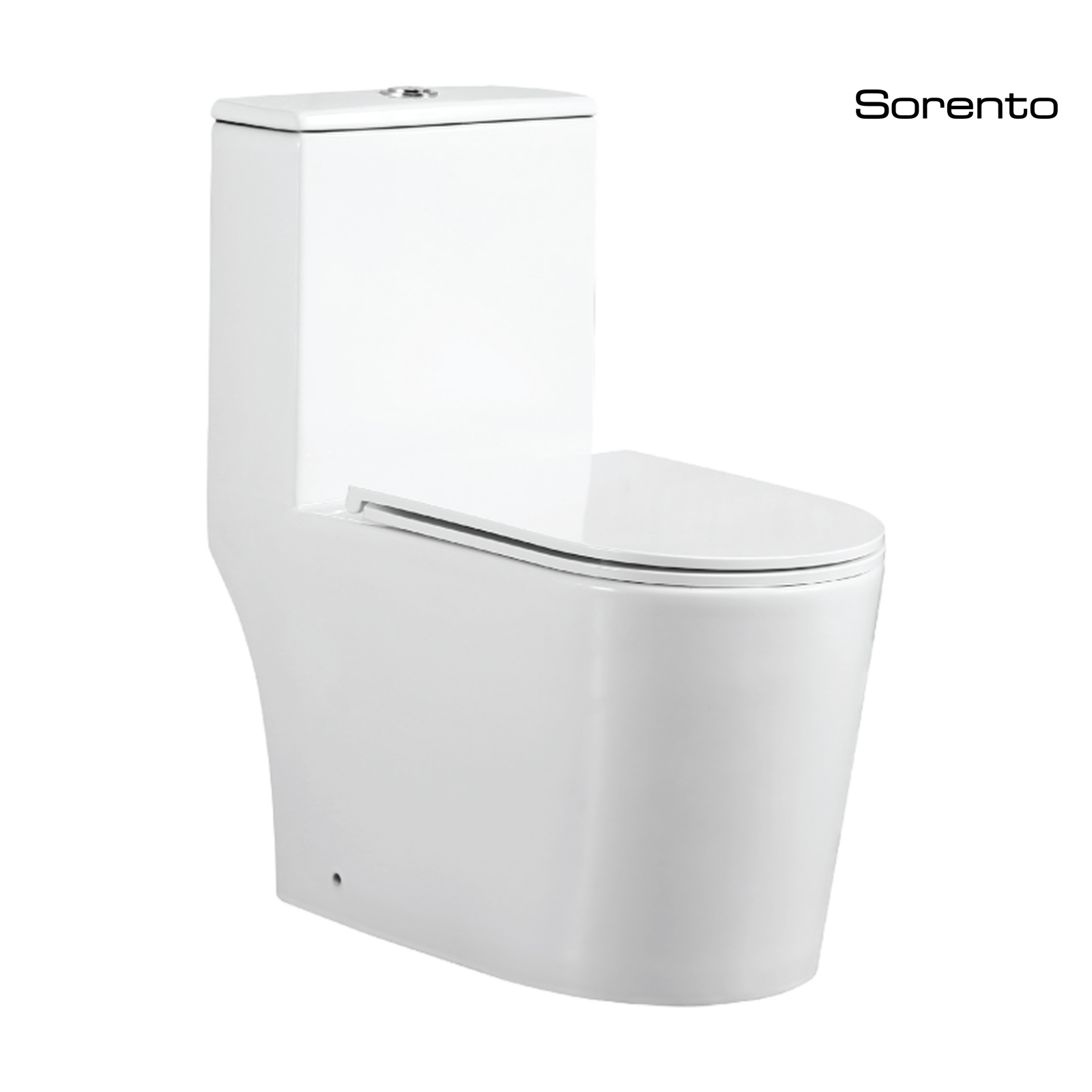 Sorento SRTWC8036-SH-UF One Piece Water Closet Twister Flushing Technology S-Trap 150/200/250/300mm, P-Trap 180mm