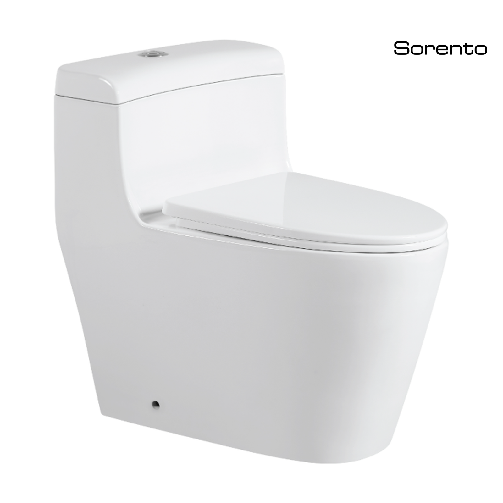 Sorento SRTWC8357-RL One Piece Water Closet Washdown With Rimless Flushing Technology S-Trap 200/250/300mm, P-Trap 180mm