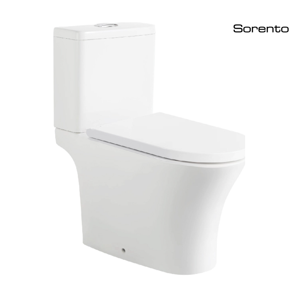 Sorento SRTWC8608-RL Close Coupled Water Closet Washdown with Rimless Flushing Technology S-Trap 250mm