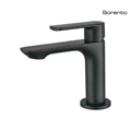 SORENTO SRTWT7202-BL 127mm Modern Matte Black Brushed Brass Basin Mono Mixer Tap
