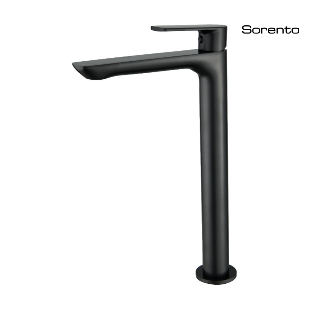 SORENTO SRTWT7203-BL_2 290mm Modern High Basin Cold Tap Matte Black