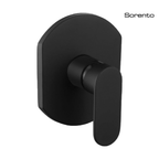 SORENTO SRTWT7433-BL Modern Oval Concealed Manual Shower Valve - Matte Black