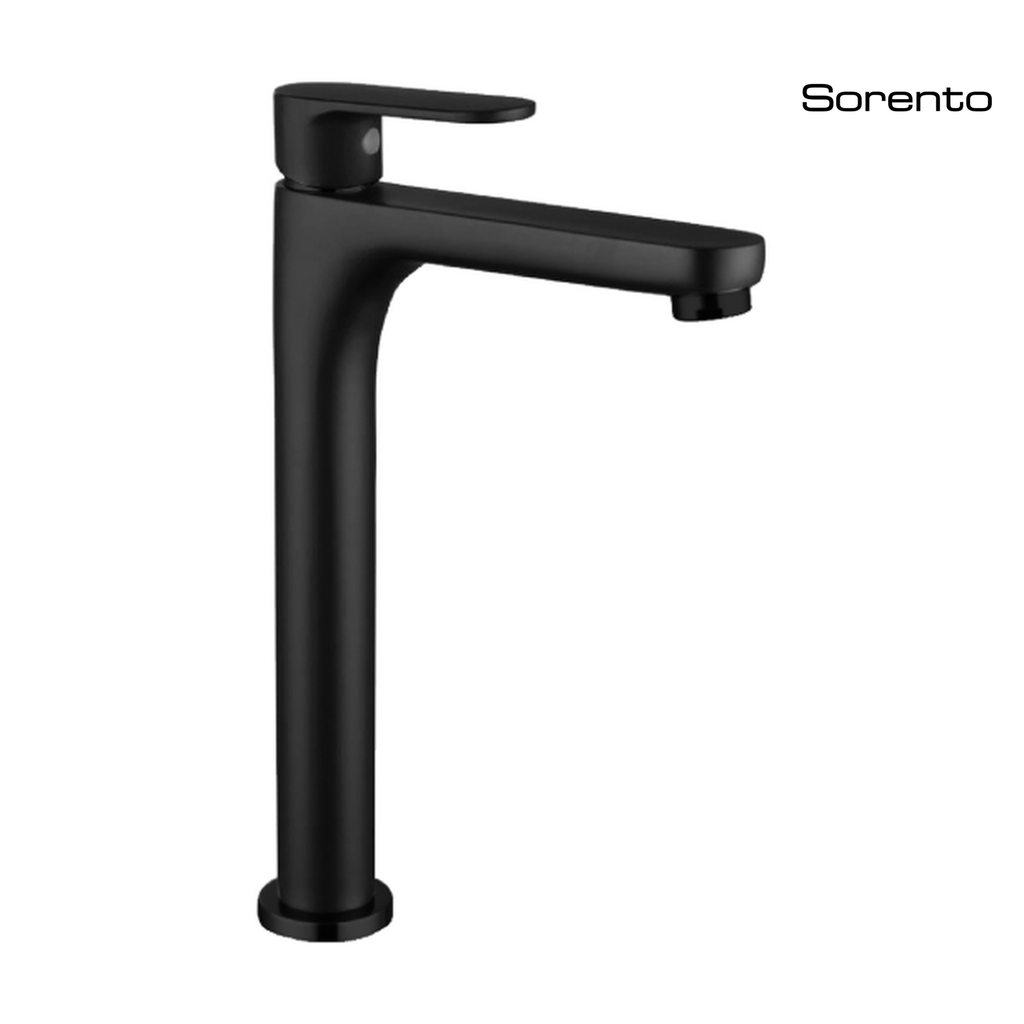 SORENTO SRTWT7449-BL 290mm Modern High Basin Mixer Tap Matte Black