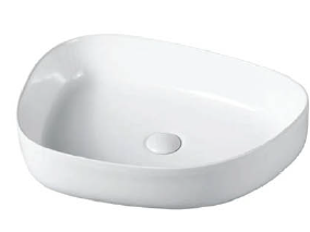 DOCASA 3179 550mm Ceramic White Counter Top Basin Sinki Tandas Bilik Mandi For Bathroom,Dining Area, And Outdoor Murah