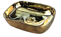 DOCASA 1087G 450mm Gold Counter Top Basin Sinki Tandas Bilik Mandi For Bathroom,Dining Area,Outdoor Murah