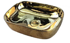 DOCASA 1087G 450mm Gold Counter Top Basin Sinki Tandas Bilik Mandi For Bathroom,Dining Area,Outdoor Murah