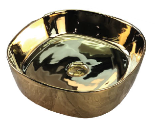 DOCASA 1096RG 420mm Rose Gold Counter Top Basin Sinki Tandas Bilik Mandi For Bathroom,Dining Area,Outdoor Murah