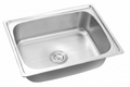 GLORY GL6045 600mm Stainless Steel Kitchen Sink Top-Mount Single Bowl Matt Sinki Dapur
