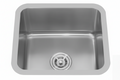 GLORY GL5040-R50 450mm Stainless Steel Kitchen Sink Top-Mount Single Bowl Matt Sinki Dapur