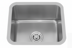 GLORY GL5040-R50 450mm Stainless Steel Kitchen Sink Top-Mount Single Bowl Matt Sinki Dapur