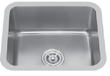 GLORY GL4944-R50 490mm Stainless Steel Kitchen Sink Top-Mount Single Bowl Matt Sinki Dapur