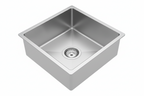 GLORY GL4045 400mm Stainless Steel 304 Kitchen Sink Undermount Single Bowl Matt Sinki Dapur