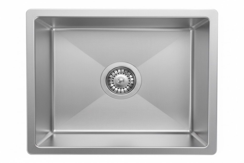 GLORY GL5545 550mm Stainless Steel 304 Kitchen Sink Undermount Single Bowl Matt Sinki Dapur