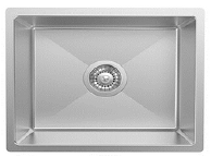 GLORY GL6045 600mm Stainless Steel 304 Kitchen Sink Undermount Single Bowl Matt Sinki Dapur
