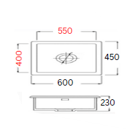 GLORY GL6045 600mm Stainless Steel 304 Kitchen Sink Undermount Single Bowl Matt Sinki Dapur