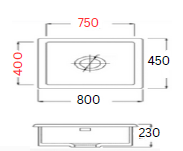 GLORY GL8045 800mm Stainless Steel 304 Kitchen Sink Undermount Single Bowl Matt Sinki Dapur