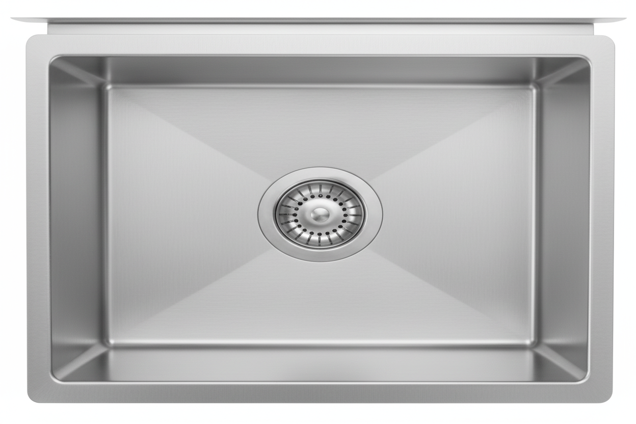 GLORY GL9045 900mm Stainless Steel 304 Kitchen Sink Undermount Single Bowl Matt Sinki Dapur