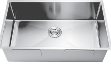 GLORY GL10045 1000mm Stainless Steel 304 Kitchen Sink Undermount Single Bowl Matt Sinki Dapur