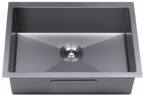 GLORY GL6845-BL 680mm Stainless Steel 201 Kitchen Sink Undermount Single Bowl Matt Sinki Dapur