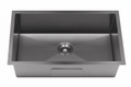 GLORY GL7545-BL 750mm Stainless Steel 201 Kitchen Sink Undermount Single Bowl Matt Sinki Dapur
