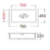 GLORY GL7545-BL 750mm Stainless Steel 201 Kitchen Sink Undermount Single Bowl Matt Sinki Dapur