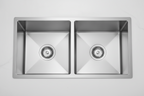 GLORY GL8145 810mm Stainless Steel 304 Kitchen Sink Undermount Double Bowl Matt Sinki Dapur