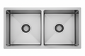 GLORY GL9046 900mm Stainless Steel 304 Kitchen Sink Undermount Double Bowl Matt Sinki Dapur