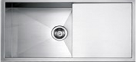 GLORY GL9846 1000mm Stainless Steel 304 Kitchen Sink Undermount Single Bowl Matt Sinki Dapur