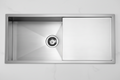 GLORY GL9846 1000mm Stainless Steel 304 Kitchen Sink Undermount Single Bowl Matt Sinki Dapur